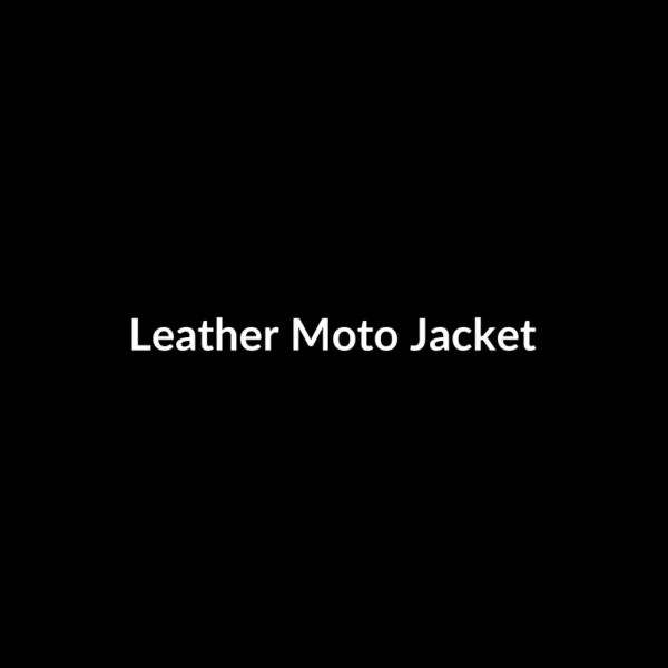 Leather Moto Jacket